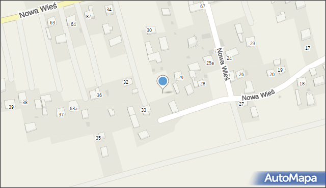 Nowa Wieś, Nowa Wieś, 31, mapa Nowa Wieś