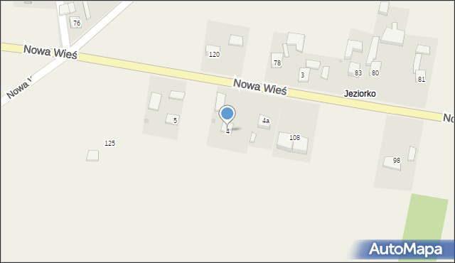 Nowa Wieś, Nowa Wieś, 4, mapa Nowa Wieś