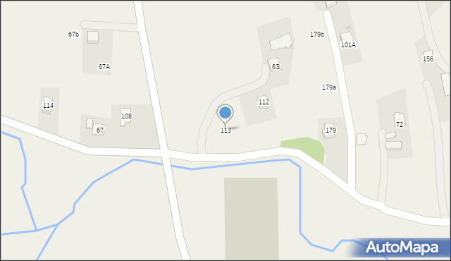 Nowa Wieś, Nowa Wieś, 113, mapa Nowa Wieś