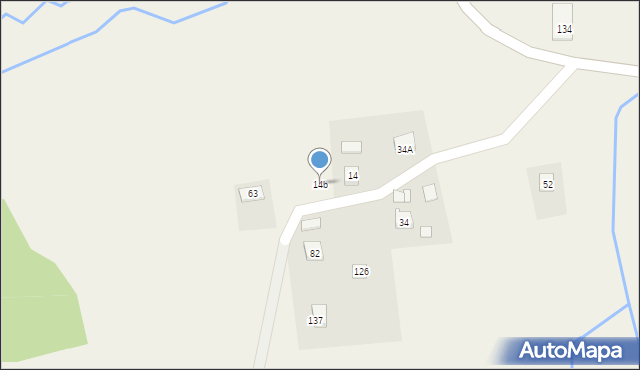 Nowa Wieś, Nowa Wieś, 14b, mapa Nowa Wieś