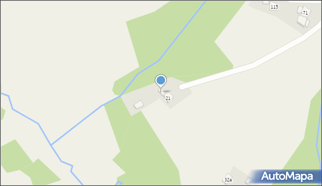 Nowa Wieś, Nowa Wieś, 21A, mapa Nowa Wieś