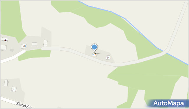 Nowa Wieś, Nowa Wieś, 45, mapa Nowa Wieś