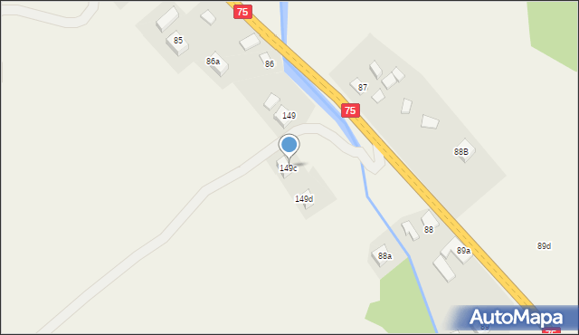 Nowa Wieś, Nowa Wieś, 149c, mapa Nowa Wieś