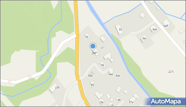 Nowa Wieś, Nowa Wieś, 159, mapa Nowa Wieś