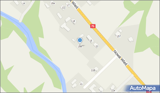 Nowa Wieś, Nowa Wieś, 19a, mapa Nowa Wieś