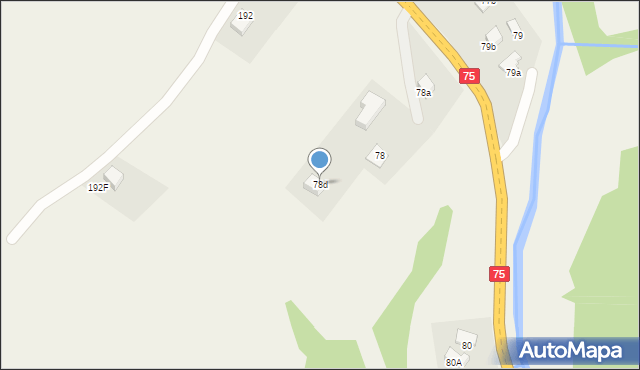 Nowa Wieś, Nowa Wieś, 78d, mapa Nowa Wieś