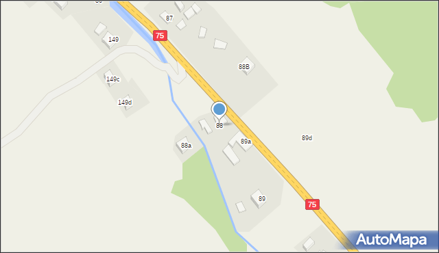 Nowa Wieś, Nowa Wieś, 88, mapa Nowa Wieś