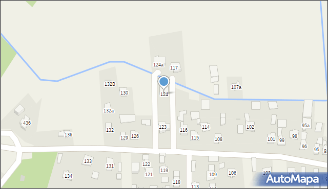 Nowa Wieś, Nowa Wieś, 124, mapa Nowa Wieś