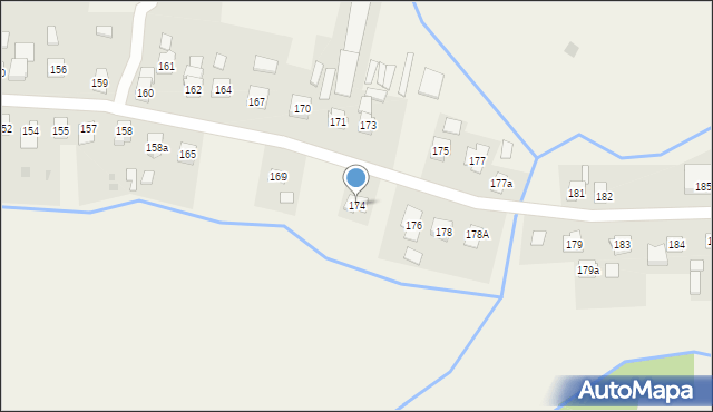 Nowa Wieś, Nowa Wieś, 174, mapa Nowa Wieś