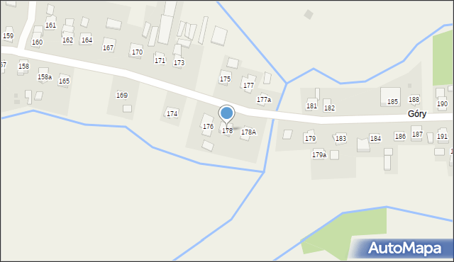 Nowa Wieś, Nowa Wieś, 178, mapa Nowa Wieś