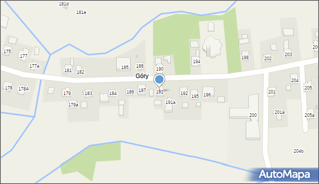 Nowa Wieś, Nowa Wieś, 191, mapa Nowa Wieś