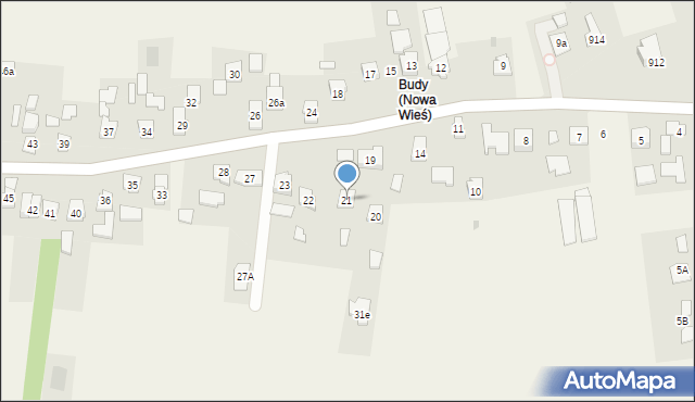 Nowa Wieś, Nowa Wieś, 21, mapa Nowa Wieś