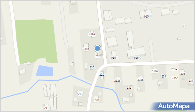 Nowa Wieś, Nowa Wieś, 231, mapa Nowa Wieś