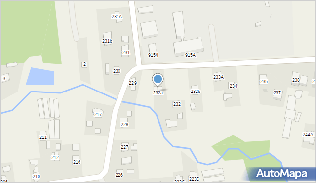 Nowa Wieś, Nowa Wieś, 233, mapa Nowa Wieś