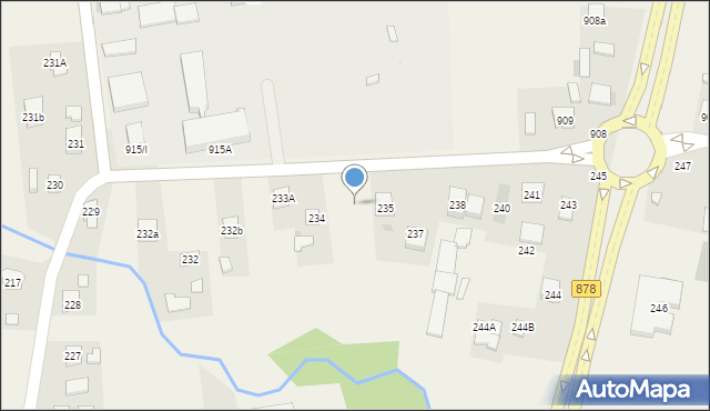 Nowa Wieś, Nowa Wieś, 235b, mapa Nowa Wieś