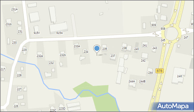 Nowa Wieś, Nowa Wieś, 235d, mapa Nowa Wieś