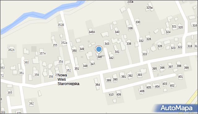 Nowa Wieś, Nowa Wieś, 346, mapa Nowa Wieś
