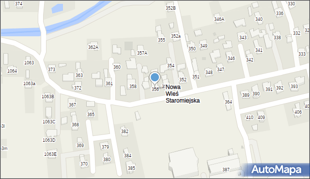 Nowa Wieś, Nowa Wieś, 356, mapa Nowa Wieś