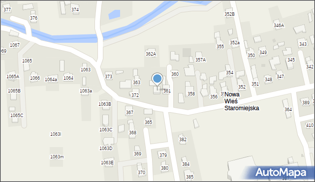 Nowa Wieś, Nowa Wieś, 362, mapa Nowa Wieś