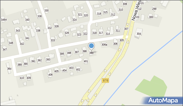 Nowa Wieś, Nowa Wieś, 399, mapa Nowa Wieś