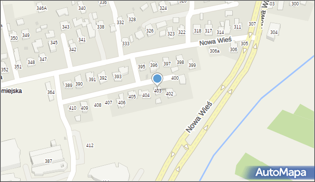 Nowa Wieś, Nowa Wieś, 403, mapa Nowa Wieś
