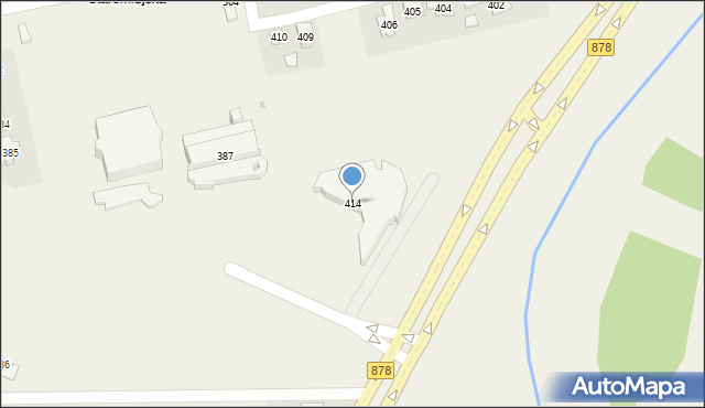 Nowa Wieś, Nowa Wieś, 414, mapa Nowa Wieś