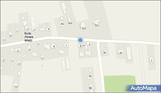 Nowa Wieś, Nowa Wieś, 5, mapa Nowa Wieś