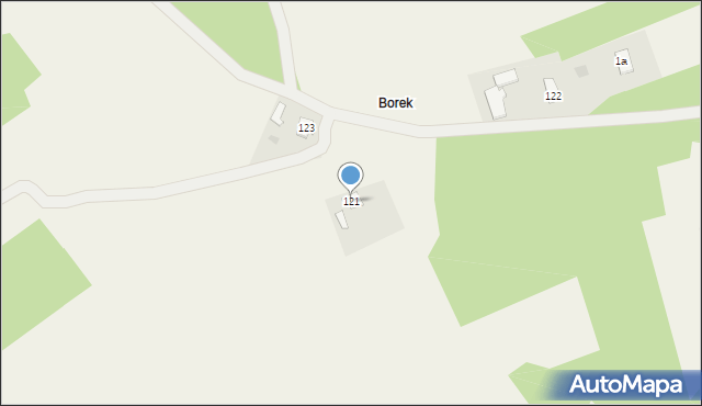 Nowa Wieś, Nowa Wieś, 121, mapa Nowa Wieś