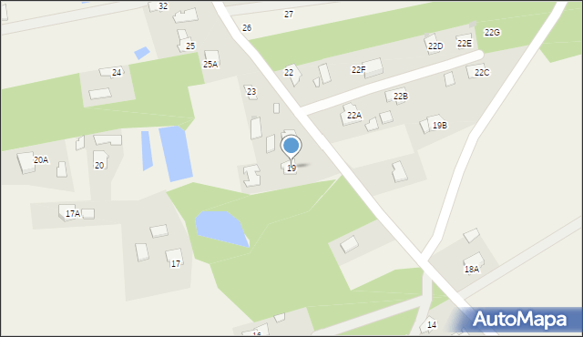 Nowa Wieś, Nowa Wieś, 19, mapa Nowa Wieś