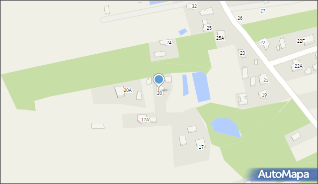 Nowa Wieś, Nowa Wieś, 20, mapa Nowa Wieś