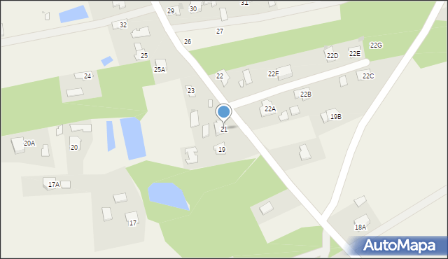 Nowa Wieś, Nowa Wieś, 21, mapa Nowa Wieś