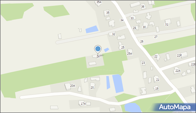 Nowa Wieś, Nowa Wieś, 24, mapa Nowa Wieś