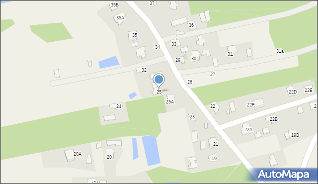 Nowa Wieś, Nowa Wieś, 25, mapa Nowa Wieś