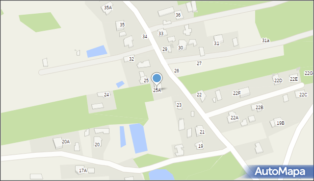 Nowa Wieś, Nowa Wieś, 25A, mapa Nowa Wieś