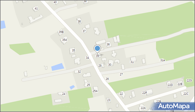 Nowa Wieś, Nowa Wieś, 33, mapa Nowa Wieś