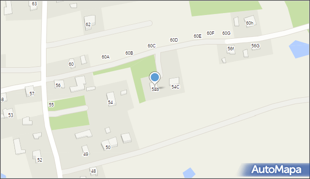 Nowa Wieś, Nowa Wieś, 54b, mapa Nowa Wieś