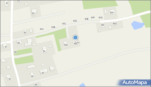 Nowa Wieś, Nowa Wieś, 54C, mapa Nowa Wieś