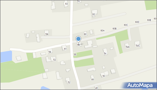 Nowa Wieś, Nowa Wieś, 56, mapa Nowa Wieś