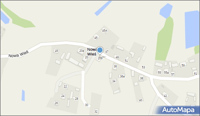 Nowa Wieś, Nowa Wieś, 20b, mapa Nowa Wieś