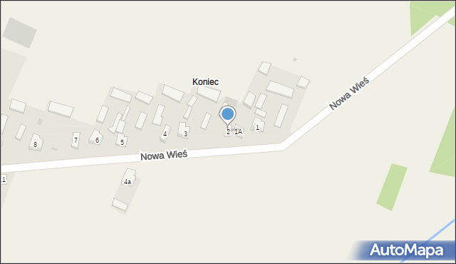 Nowa Wieś, Nowa Wieś, 2, mapa Nowa Wieś