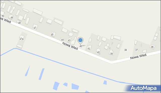 Nowa Wieś, Nowa Wieś, 42, mapa Nowa Wieś