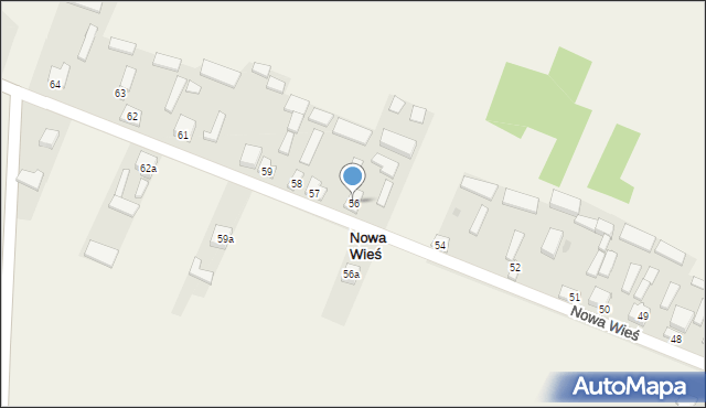 Nowa Wieś, Nowa Wieś, 56, mapa Nowa Wieś