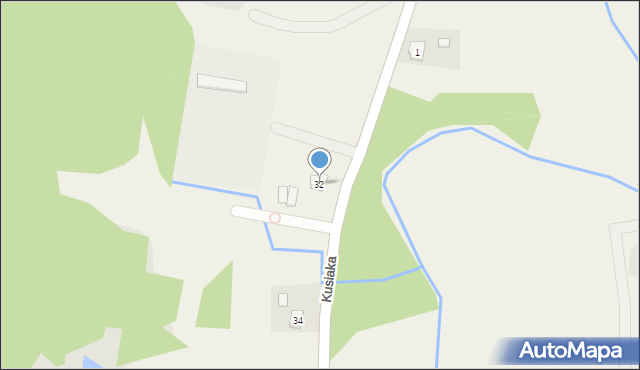 Nowa Wieś, Nowa Wieś, 32, mapa Nowa Wieś