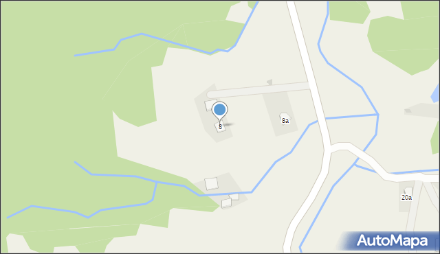 Nowa Wieś, Nowa Wieś, 8, mapa Nowa Wieś