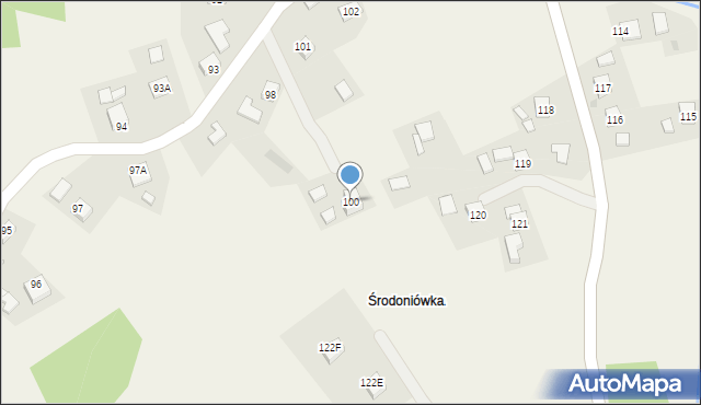 Nowa Wieś, Nowa Wieś, 100, mapa Nowa Wieś