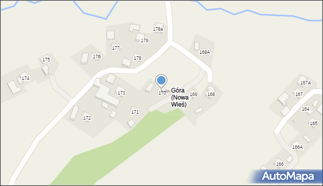 Nowa Wieś, Nowa Wieś, 170, mapa Nowa Wieś