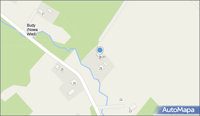 Nowa Wieś, Nowa Wieś, 25, mapa Nowa Wieś