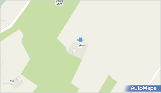 Nowa Wieś, Nowa Wieś, 257, mapa Nowa Wieś