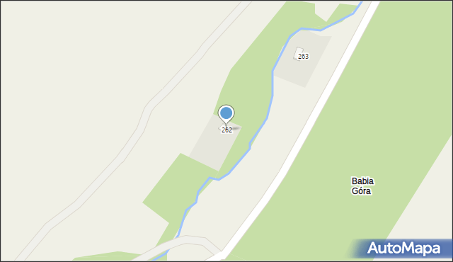 Nowa Wieś, Nowa Wieś, 262, mapa Nowa Wieś