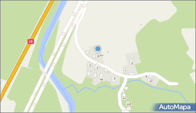 Nowa Wieś, Nowa Wieś, 4, mapa Nowa Wieś